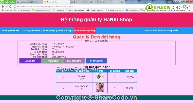 đồ án web php,website bán hàng,web php,Web bán hàng,bán hàng,web bán quần áo